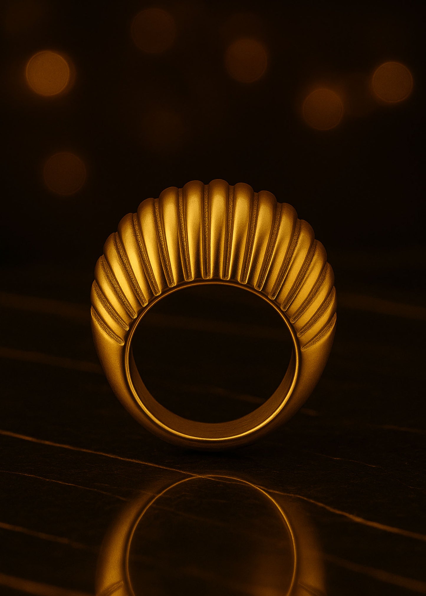 Auri – Dome Stripe Ring