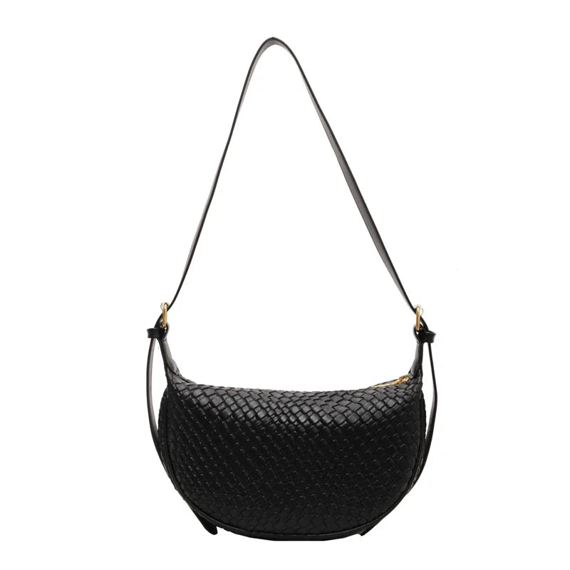 Maeva – Woven Crescent Bag