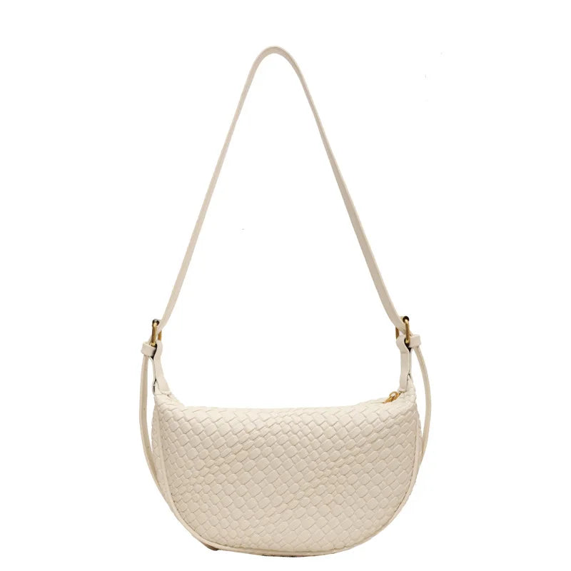 Maeva – Woven Crescent Bag