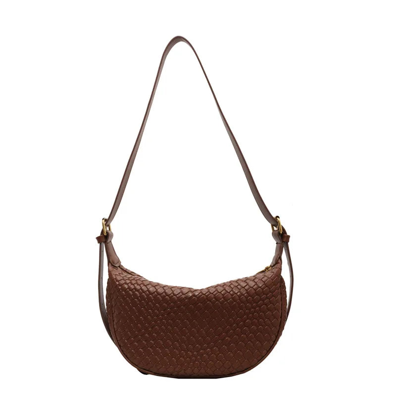 Maeva – Woven Crescent Bag