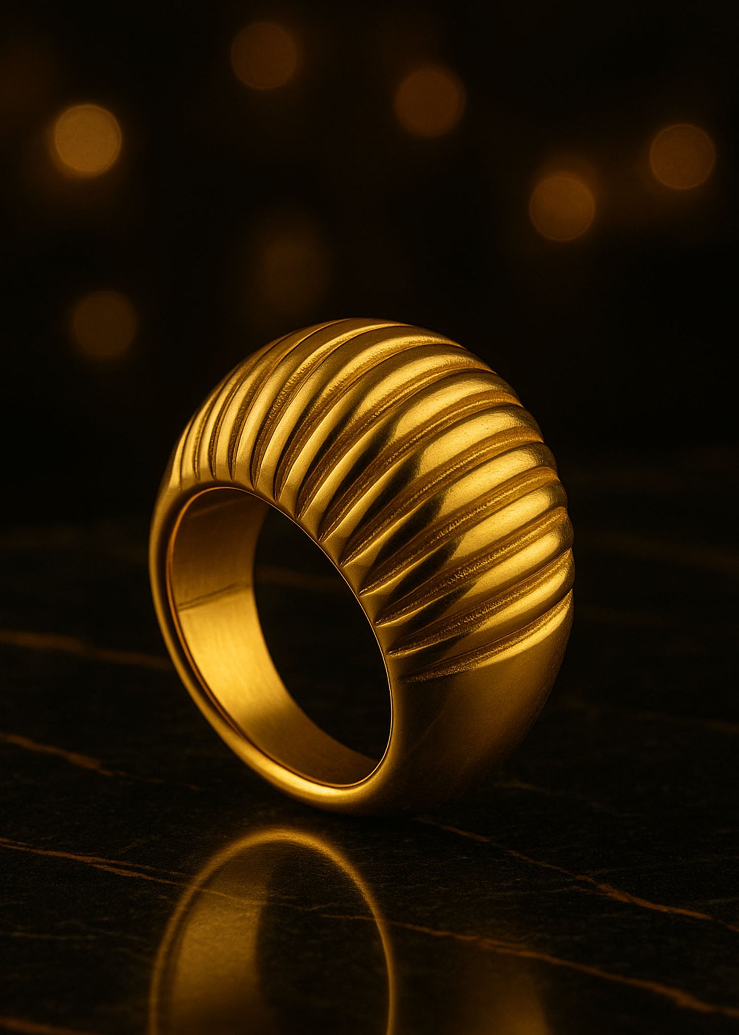 Auri – Dome Stripe Ring