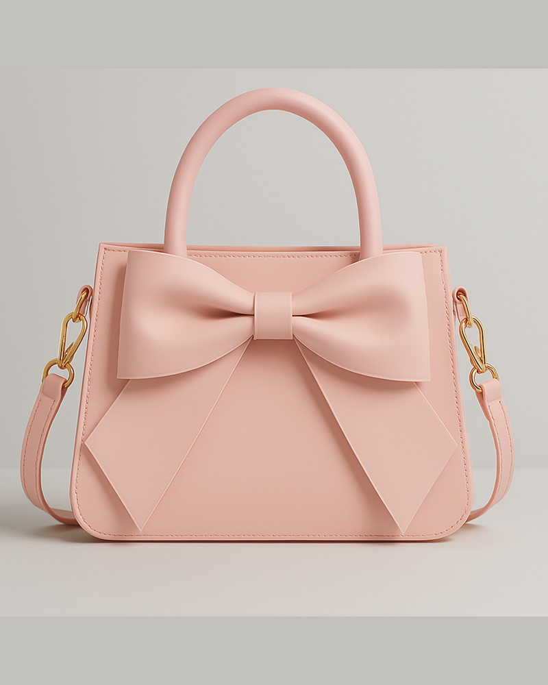 Bow Shoulder Bag Pink