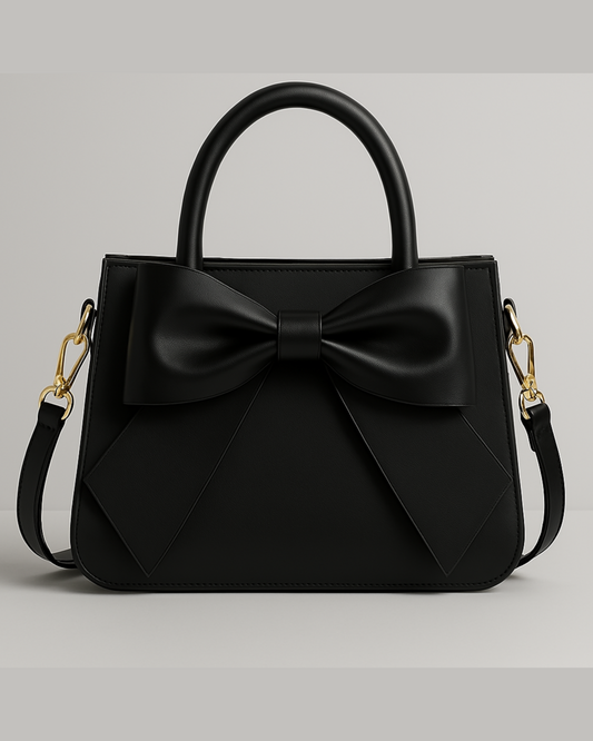 Bow Shoulder Bag Blanc