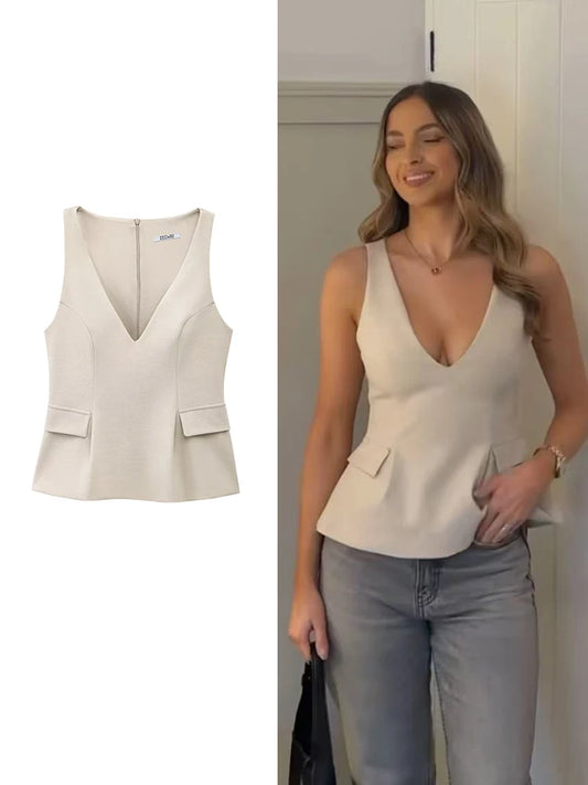 Melina – Skirt Hem Top