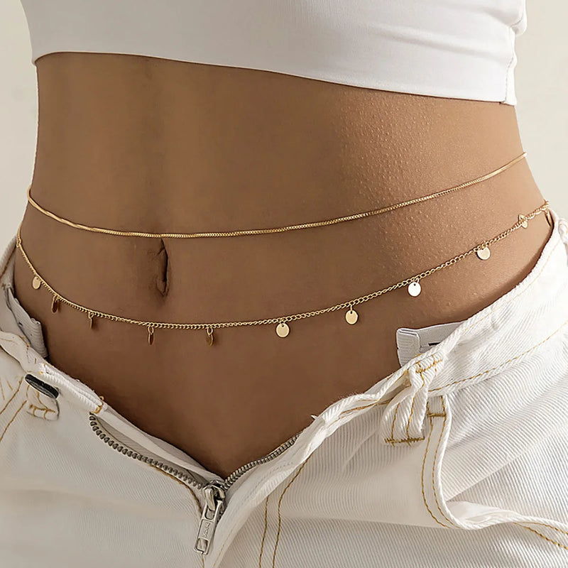 Sarena – Gold Drape Chain