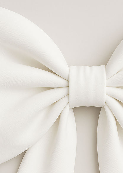 Backless Mini Bow Dress