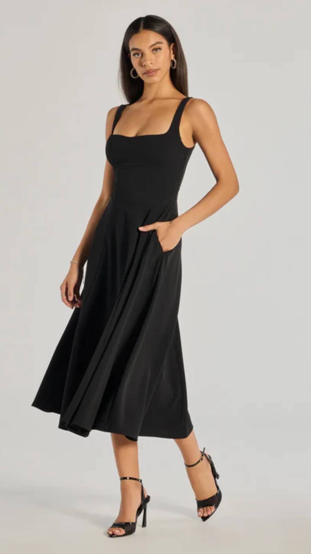 Twilight  Off-Shoulder Midi Dress